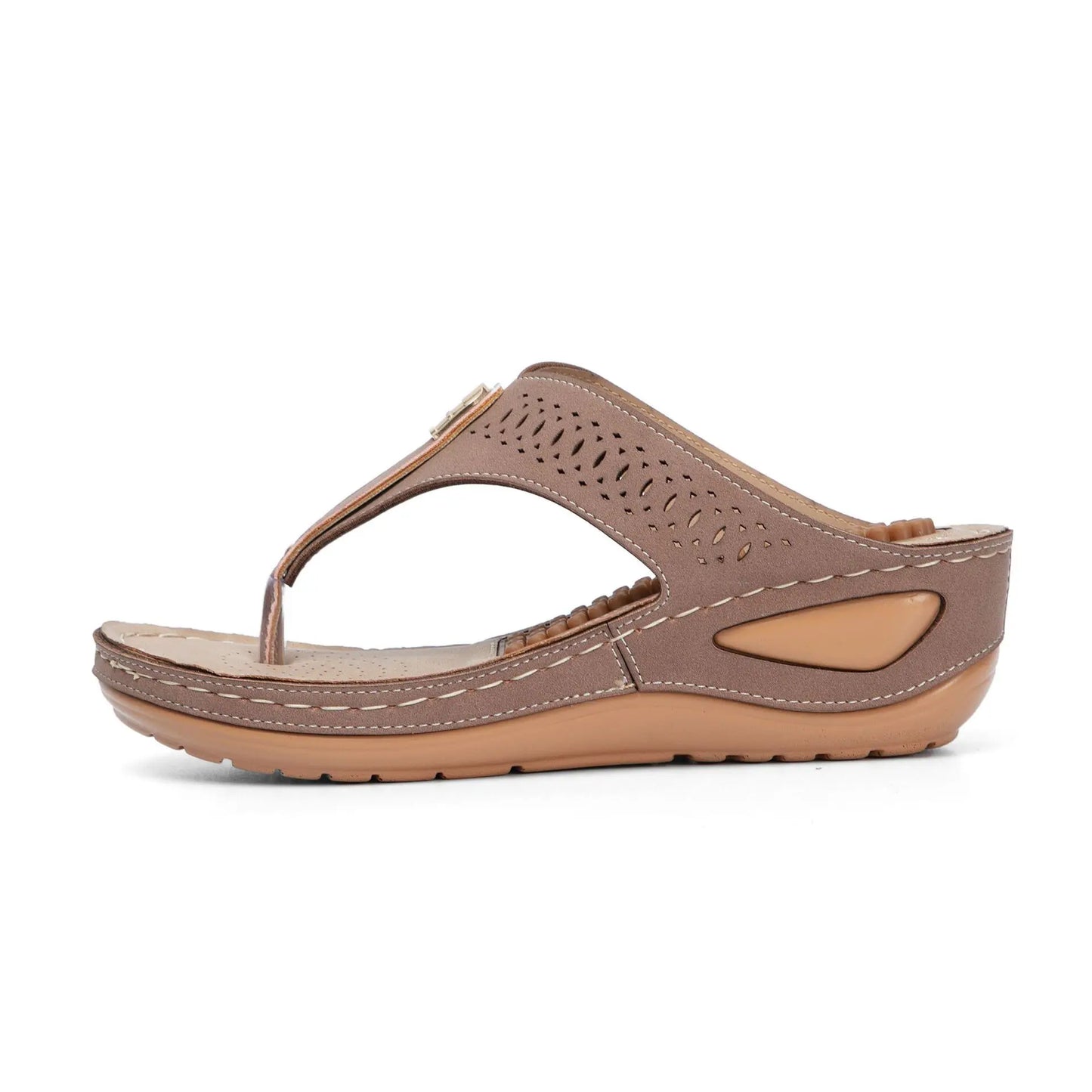 Women Sandals Summer Shoes Woman Flip Flop Flower Soft Casual Beach Sandals Slip-on Meassage Funtion Slides - Empire P.E
