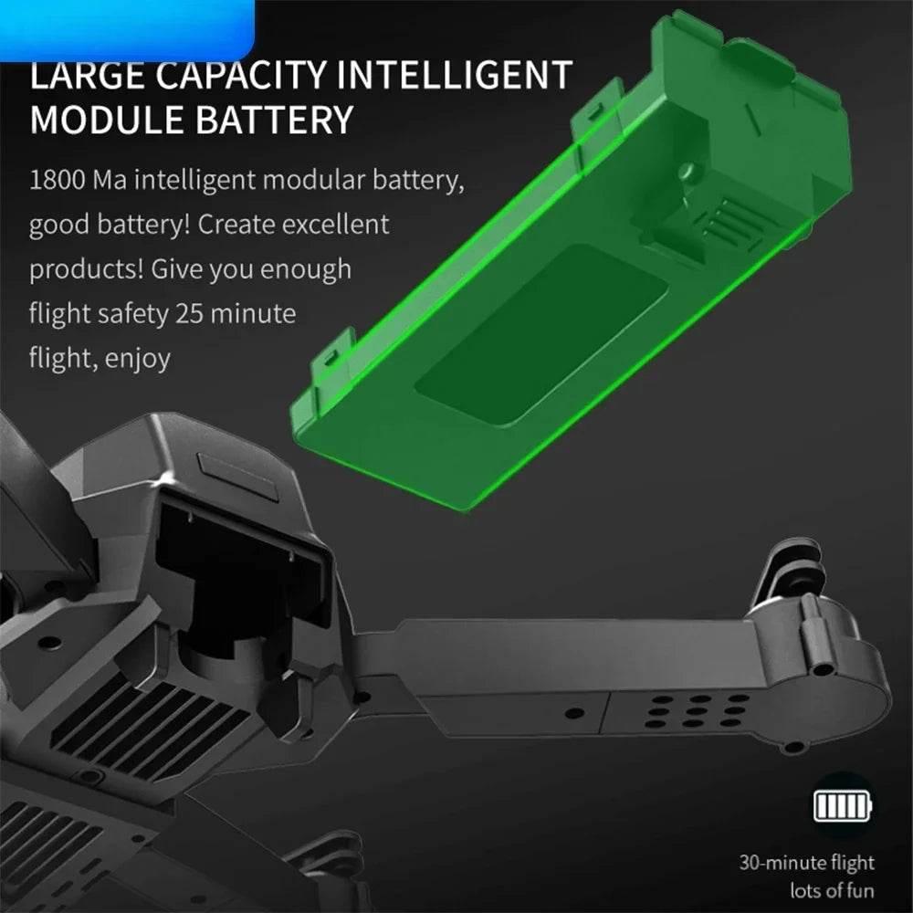 E99 Quadcopter Folding Drone Remote Control Handle Four Axis Aircraft HD Photography UAV Altitude Fixation - Empire P.E