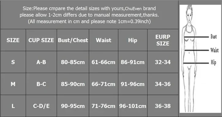 Black High Waisted Bikini Push Up Women - Empire P.E