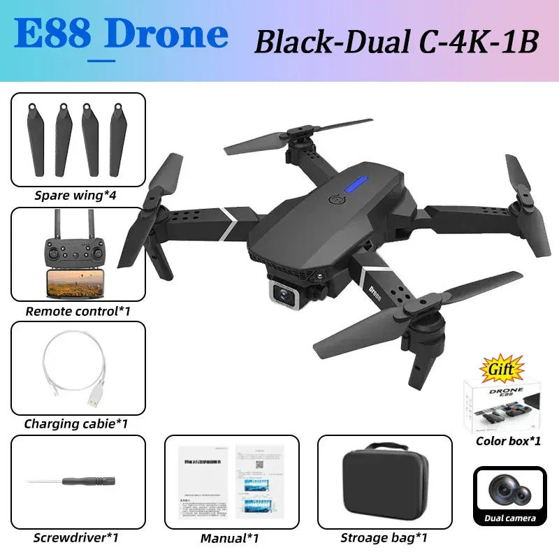 E88Pro Drone Profesional 4K HD Dual Camera - Empire P.E