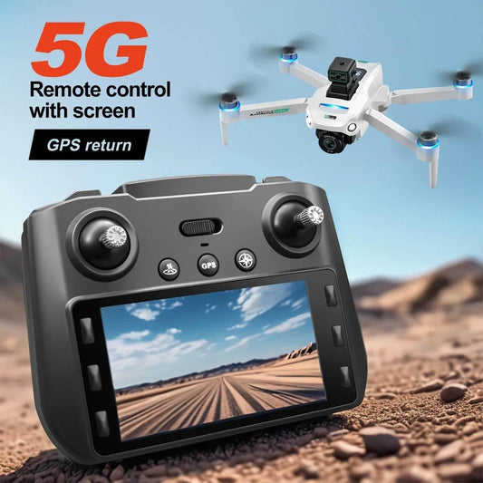 2024 New S Drone Professional 8k Camera Four-Axis Aerial Photography with Screen Remote Control 5G WIFI GPS FPV Dron RC 5000M - Empire P.E