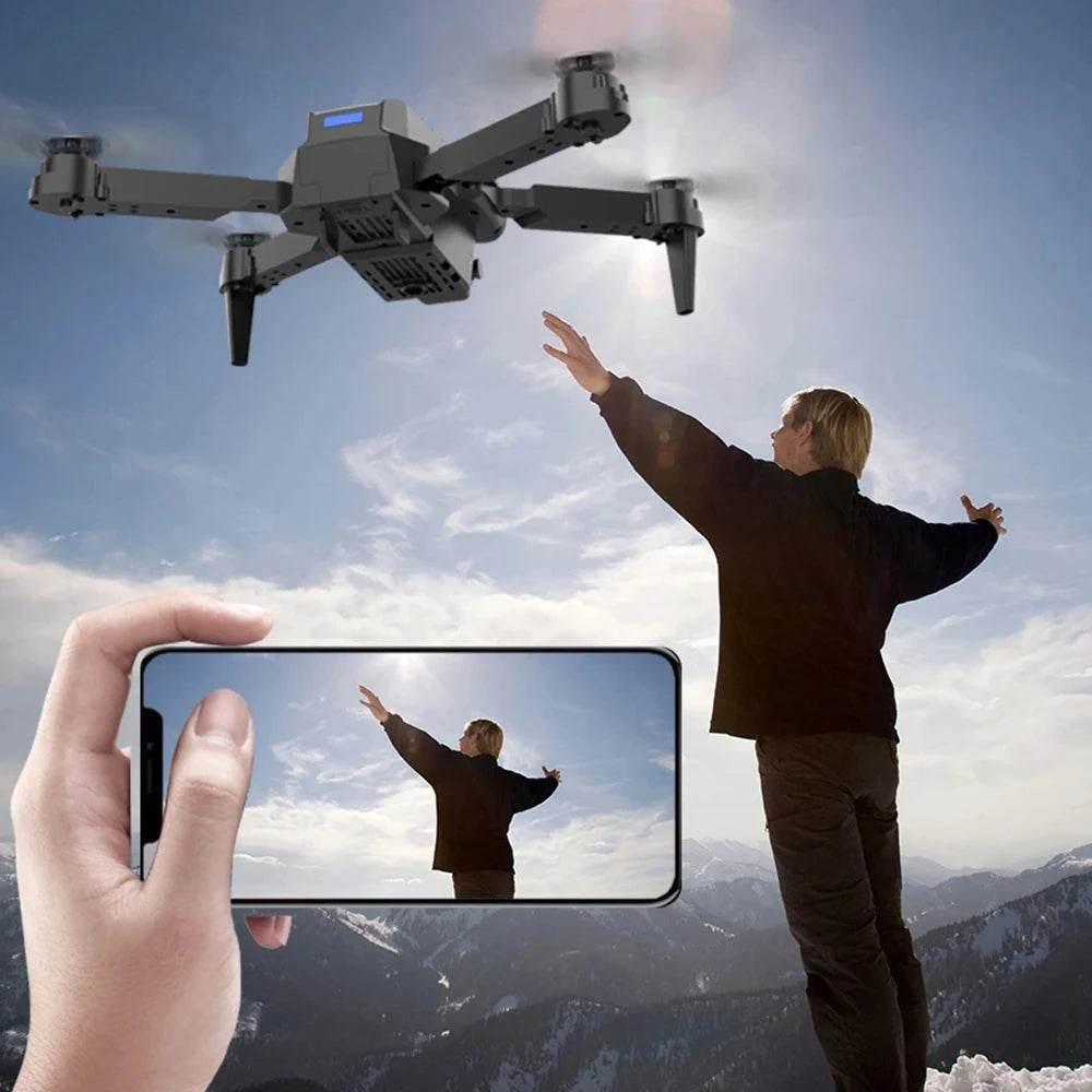 Professional Drone E88 4K Wide-Angle HD 1080P Camera WiFi FPV Height Hold Foldable RC Drone Quadrotor Helicopter Children's Toys - Empire P.E
