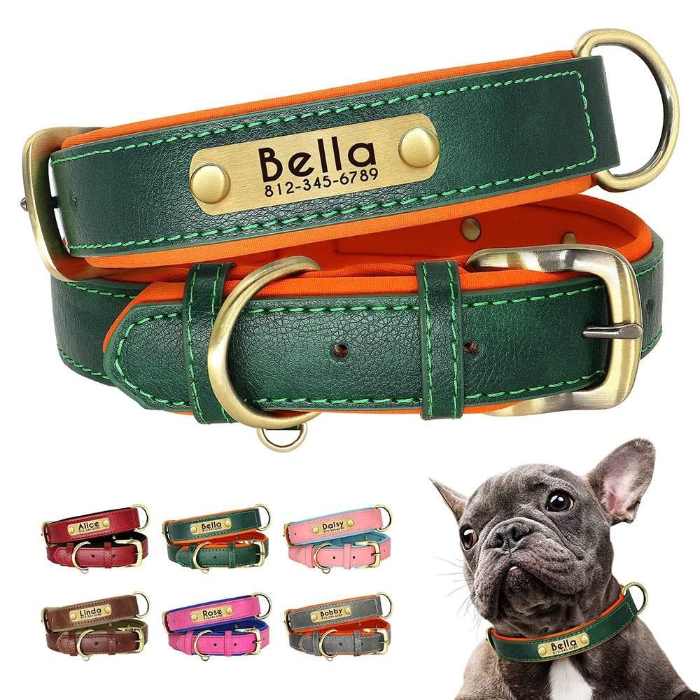 5ft Leather Dog Leash Durable Pet Walking Training Lead Leash Rope for Small Medium Large Dogs Pitbull Pug erman Shepherd - Empire P.E