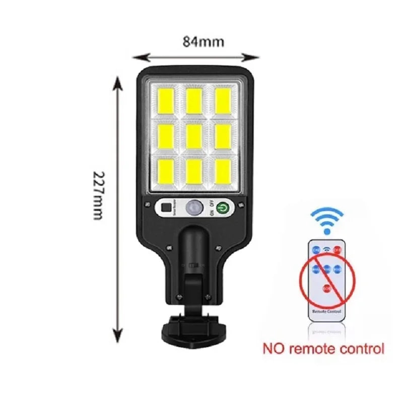 Solar Street Lights Outdoor 4500W Solar Lamp With 3 Light Mode Waterproof PIR Motion Sensor