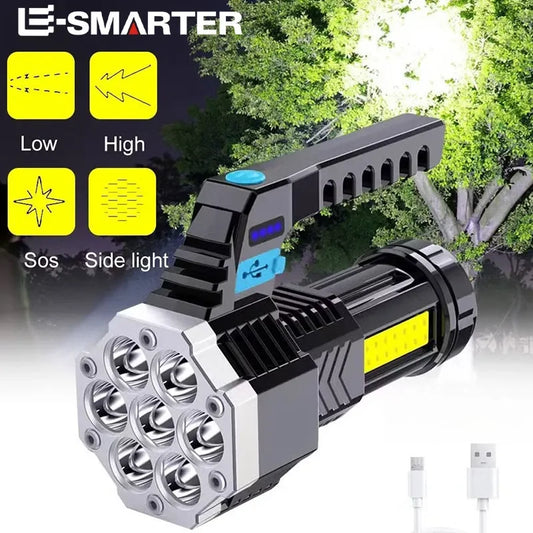 High Power Rechargeable Led Flashlights 7LED - Empire P.E
