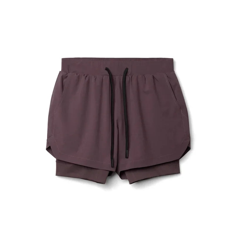 2023 new Breathable Double layer sport shorts - Empire P.E