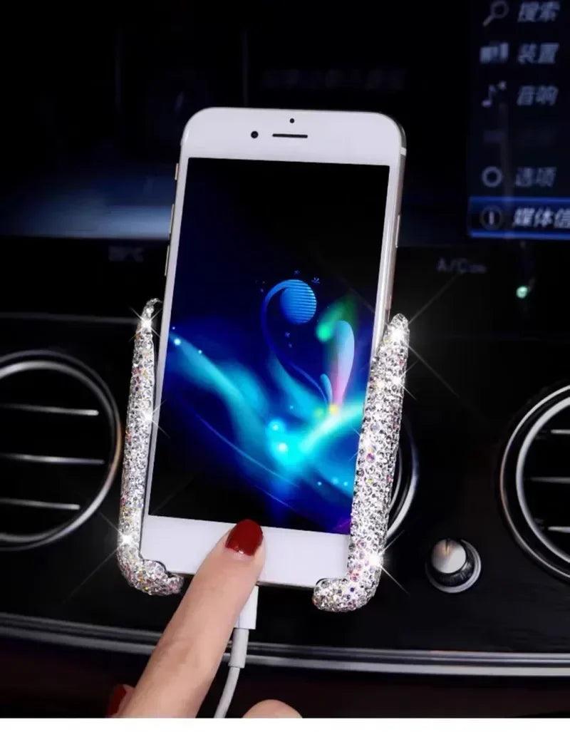 VIKEFON Universal Phone Holder Car Mount Phone Support Air Outlet Mount Clip Stable Mobil Phone Bracket Car Interior Accessories - Empire P.E