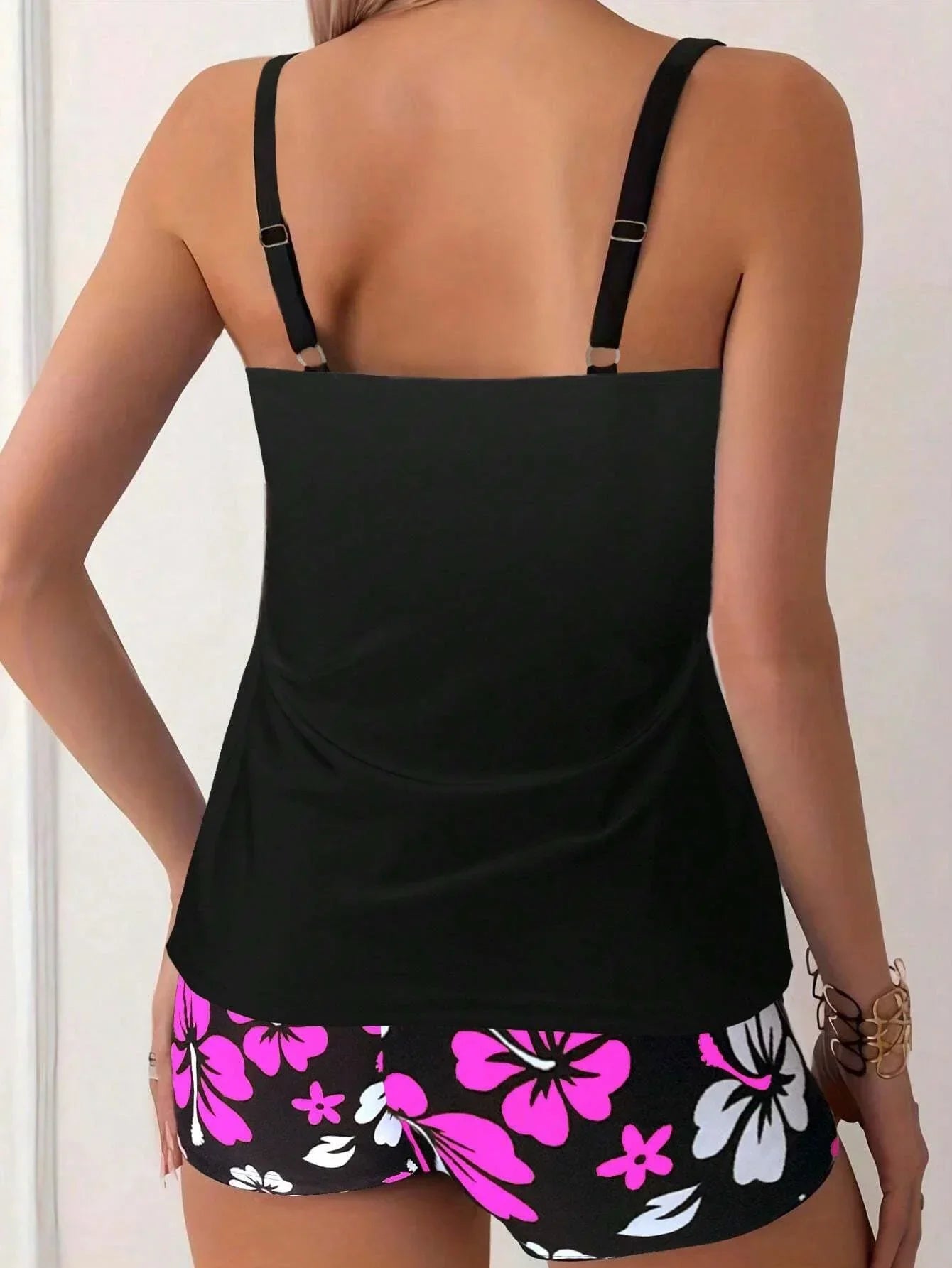 2025 Sexy Floral Tankini Swimsuit - Empire P.E