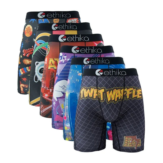 6Pcs Men Underwear Boxers Breathable Man - Empire P.E