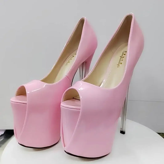 Sexy Stilettos 19cm Thin High-Heeled Patent Leather - Empire P.E