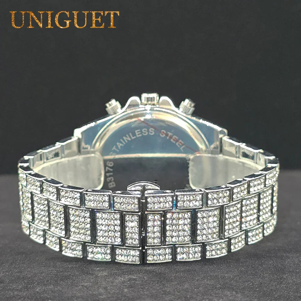 Men's Watch Colorful Diamond Luxury Style - Empire P.E