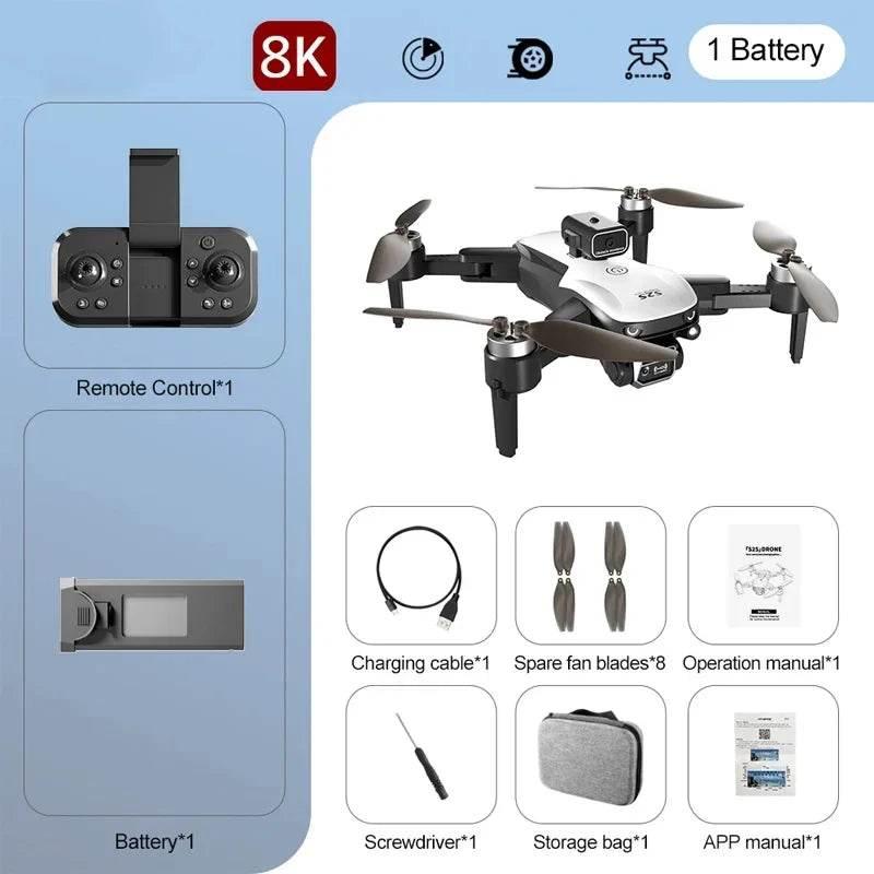 Xiaomi S2S Drone 8K 5G GPS HD Aerial Photography Dual-Camera Omnidirectional Obstacle Brushless Avoidance Quadcopter Toys - Empire P.E