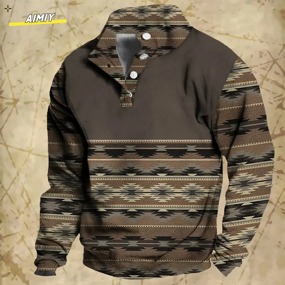Vintage Men's Hoodie Casual Jacket - Empire P.E