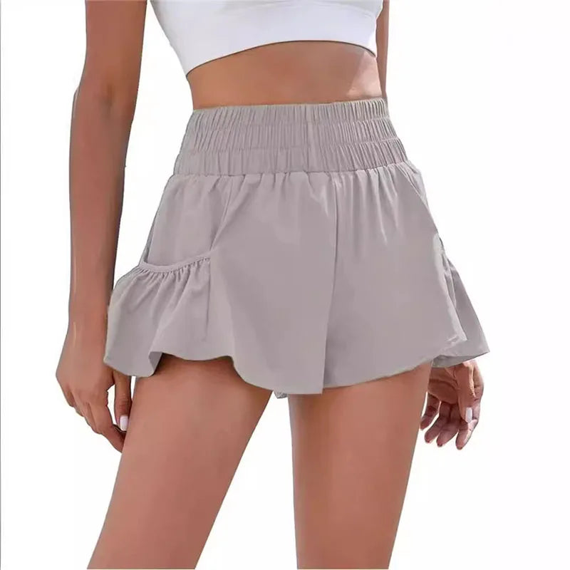 Yoga Shorts Women Fitness Elastic - Empire P.E