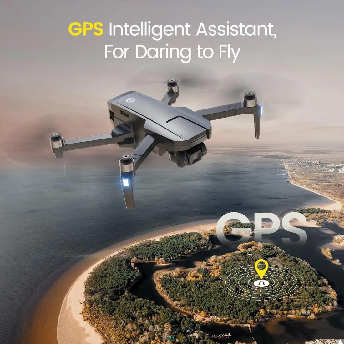 Holy Stone HS720R 3-Axis Gimbal Drone: 4K EIS, Foldable - Empire P.E