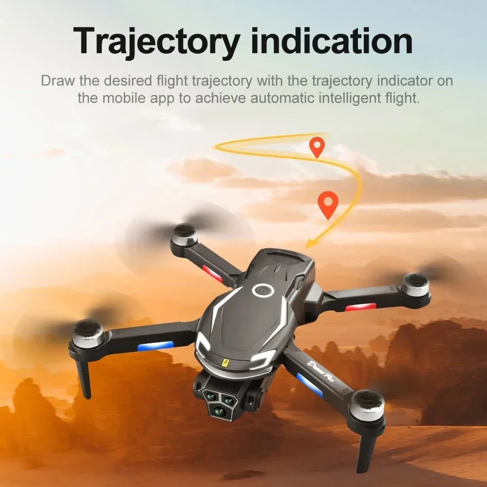 V888 Brushless Drone 8K Professional HD Triple Camera - Empire P.E