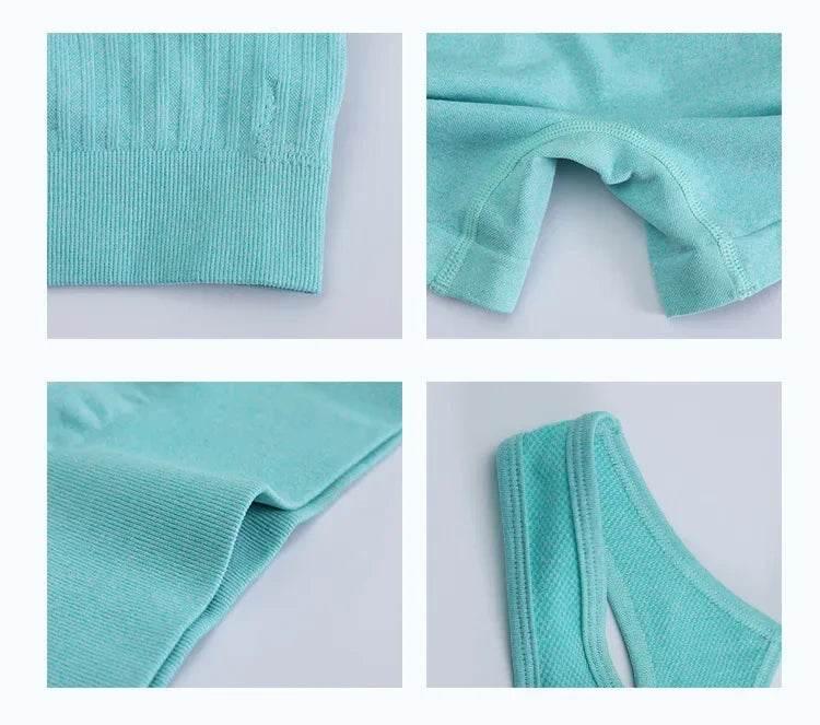 Yoga Suit Yoga Sports Underwear Women's Fitness Suit Vest Running Sports Yoga Shorts Set Yoga Set Workout Set - Empire P.E