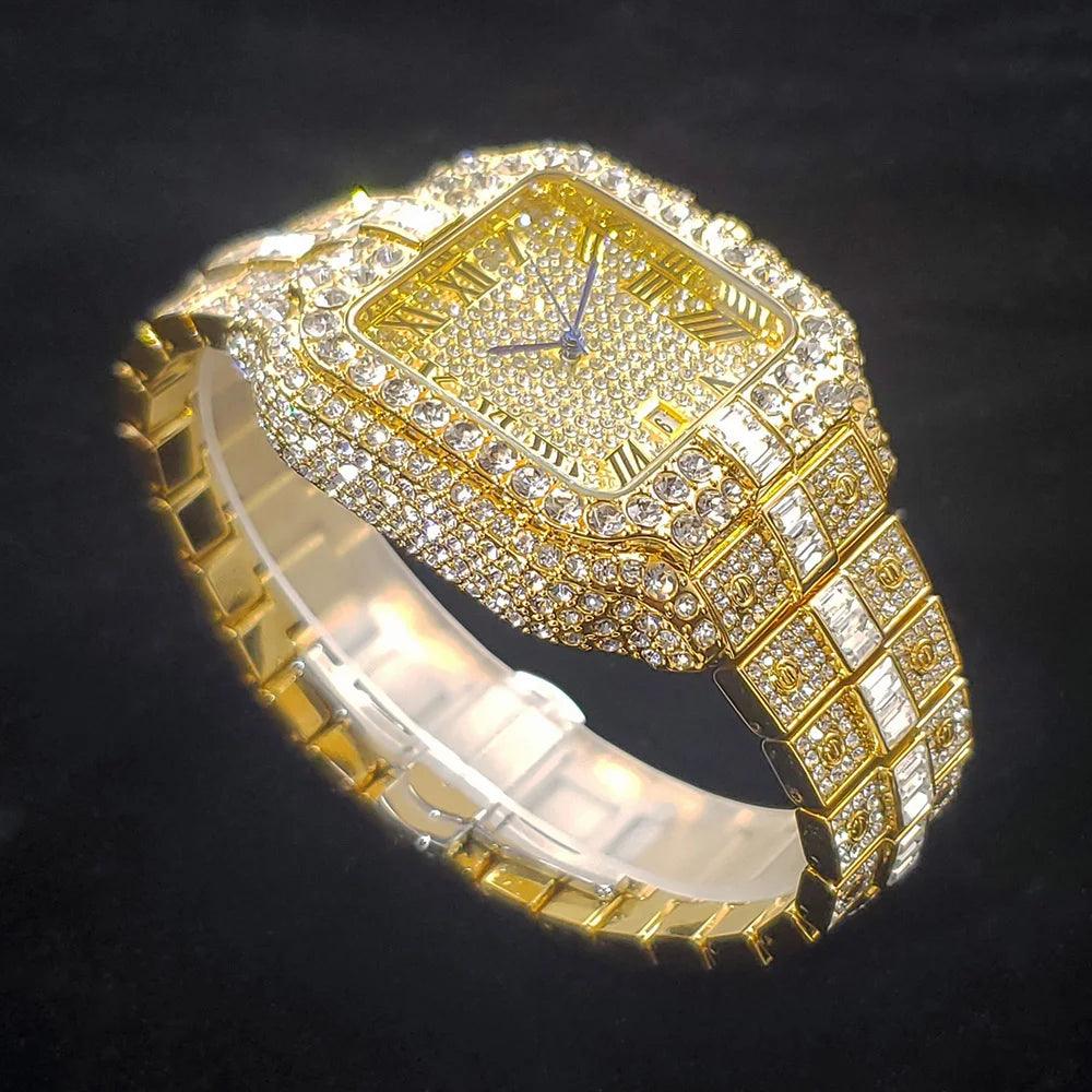 Luxury Original Brand Men Watch Bling Diamond - Empire P.E