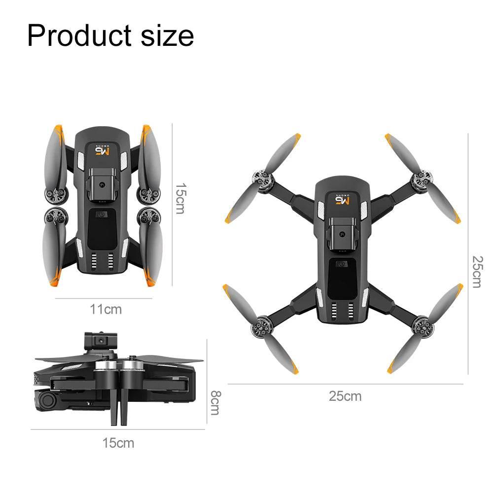 For Xiaomi M6 Drone Professional 8K Camera Drone 5G WIFI FPV UAV With screen remote control RC Dron avoidance Aerial Quadcopter - Empire P.E