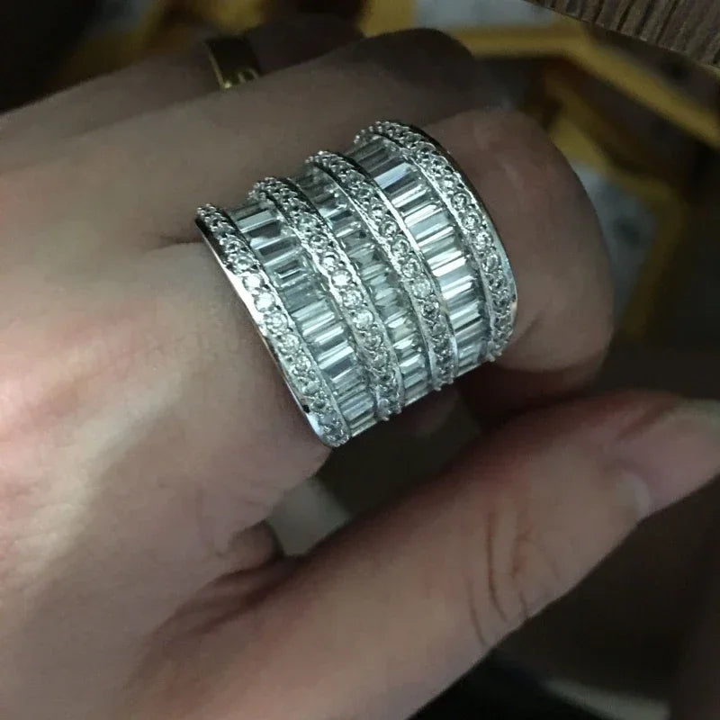 Lab Diamond Ring 925 sterling silver - Empire P.E