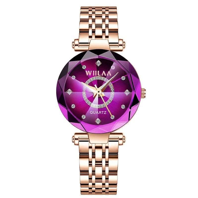 Women Bracelet Watches Stainless Steel Band Elegant Diamond Dial Ladies Wrist Watch For Crystal Exquisite Top Brand Luxury 2025 - Empire P.E