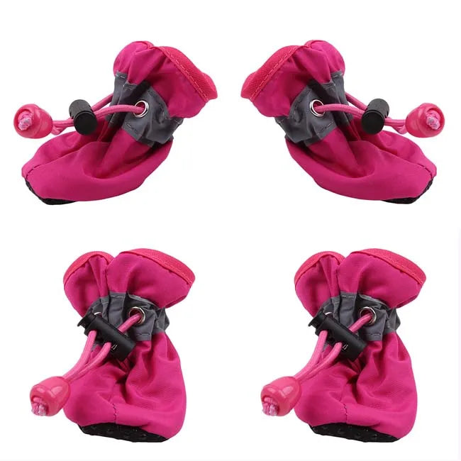 New 4pcs Pet Dog Shoes