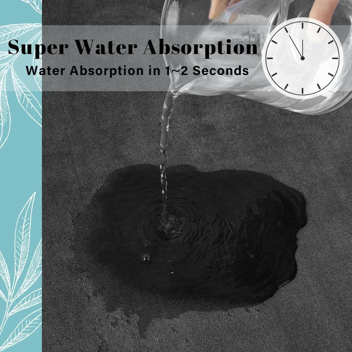 Absorbent Floor Mat Non Slip Bath Mat - Empire P.E