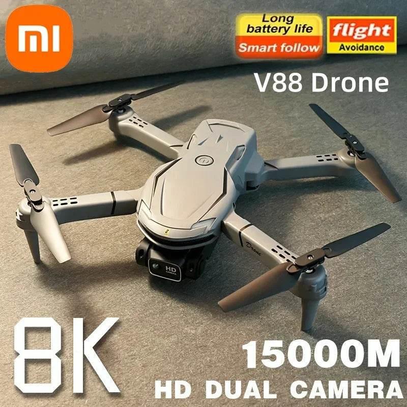 XIAOMI MIJIA V88 Drone 8k 5G Professional HD Dual Camera Aerial Photography 15000m Remote Control Aircraft Quadcopter Toy New - Empire P.E