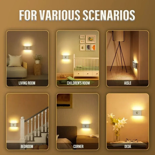 Motion Sensor LED Night Light Rechargeable - Empire P.E