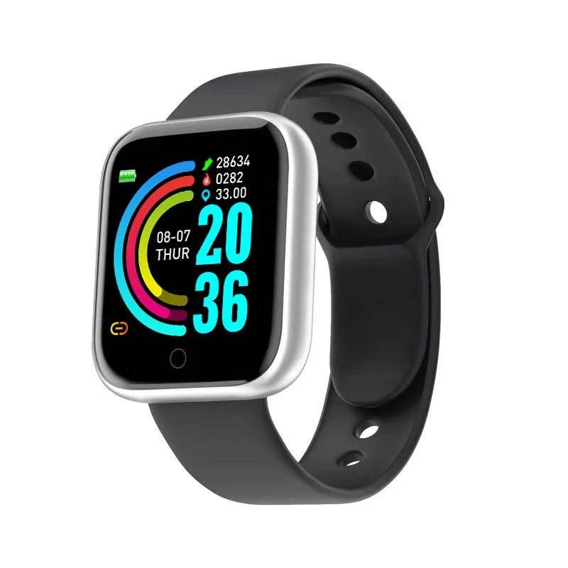 Multifunctional Smart Watch Men Women Bluetooth Connected Phone Music Fitness Sports Bracelet Sleep Monitor Y68 Smartwatch D20 - Empire P.E
