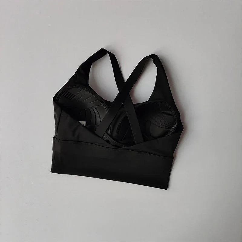 All-in-one Sports Bra Collection Breast High-intensity Professional Shock-proof Huddle Running Bra Yoga Fitness Bra Summer Cloth - Empire P.E