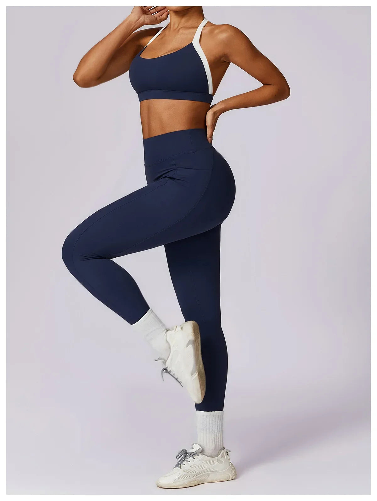 Yoga Set 2PCS Women Sportswear Push Up Workout Clothes - Empire P.E