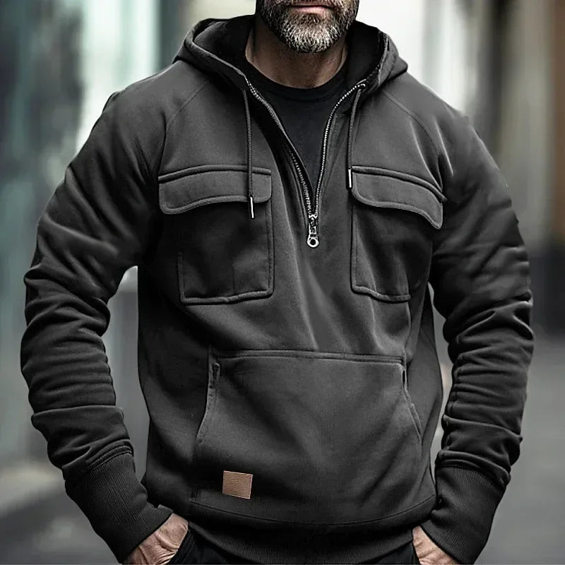 Half Zipper Men's Tactical Hoodies