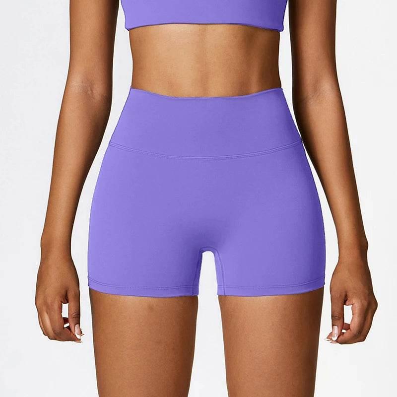 Women's sports Yoga shorts High waist hip lift fitness running cycling quick dry Breathable Yoga women's 3 points yoga shorts - Empire P.E