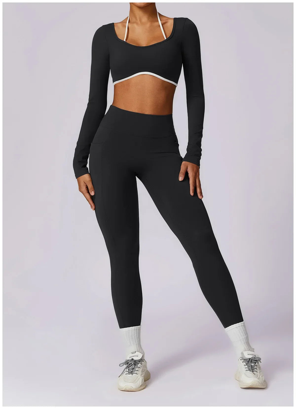 Yoga Set 2PCS Women Sportswear Push Up Workout Clothes - Empire P.E