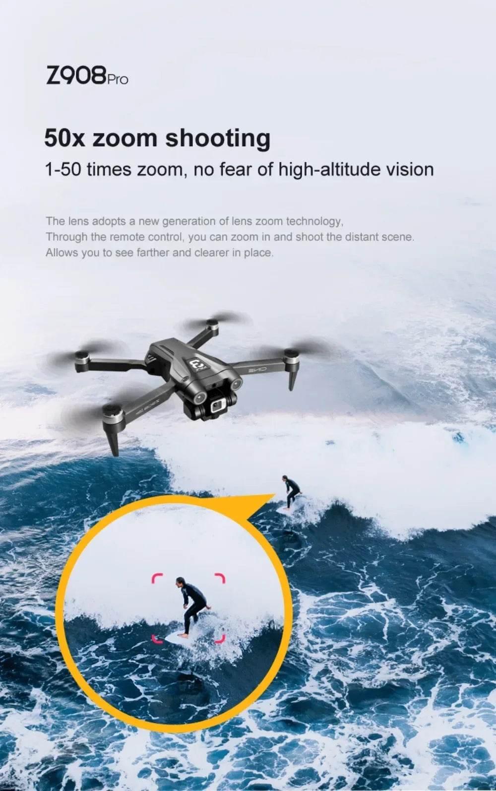 Xiaomi Mijia Z908 Pro /MAX 8K Drone ESC Professional 4K Dron Optical Flow Localization 3sided Obstacle Avoidance Quadcopter Toys - Empire P.E