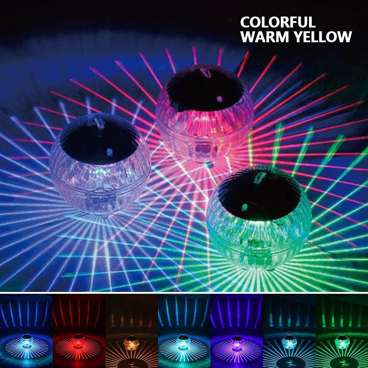 Solar Floating Pool Light Waterproof LED Solar Glow Ball Lamp Decoration for Pools Pond Fountain Garden Party Tub Home Decor - Empire P.E