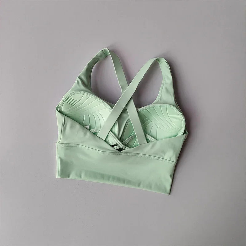 All-in-one Sports Bra Collection Breast High-intensity Professional Shock-proof Huddle Running Bra Yoga Fitness Bra Summer Cloth - Empire P.E