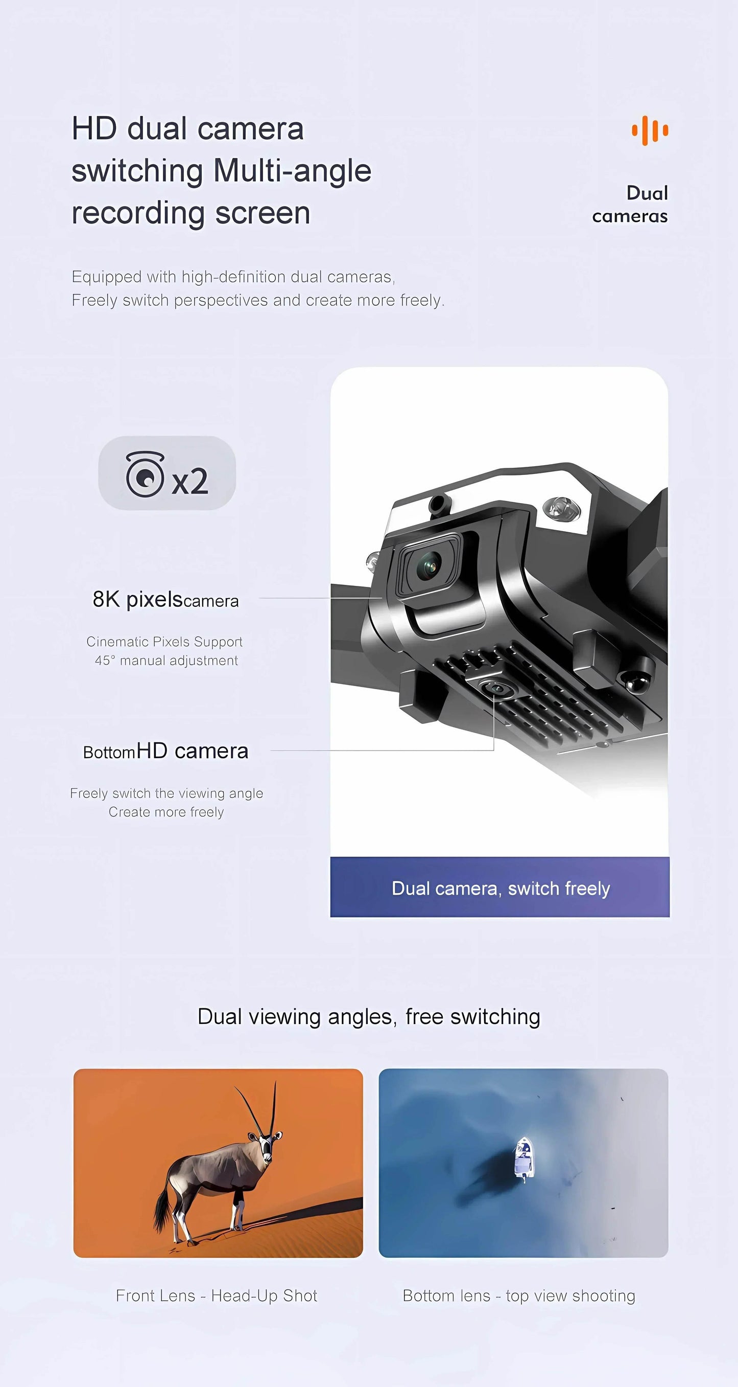 Newest S6 Max 8K Drone Professional Foldable Quadcopter Aerial HD Camera GPS RC Helicopter 10KM Obstacle Avoidance Sell Apron - Empire P.E