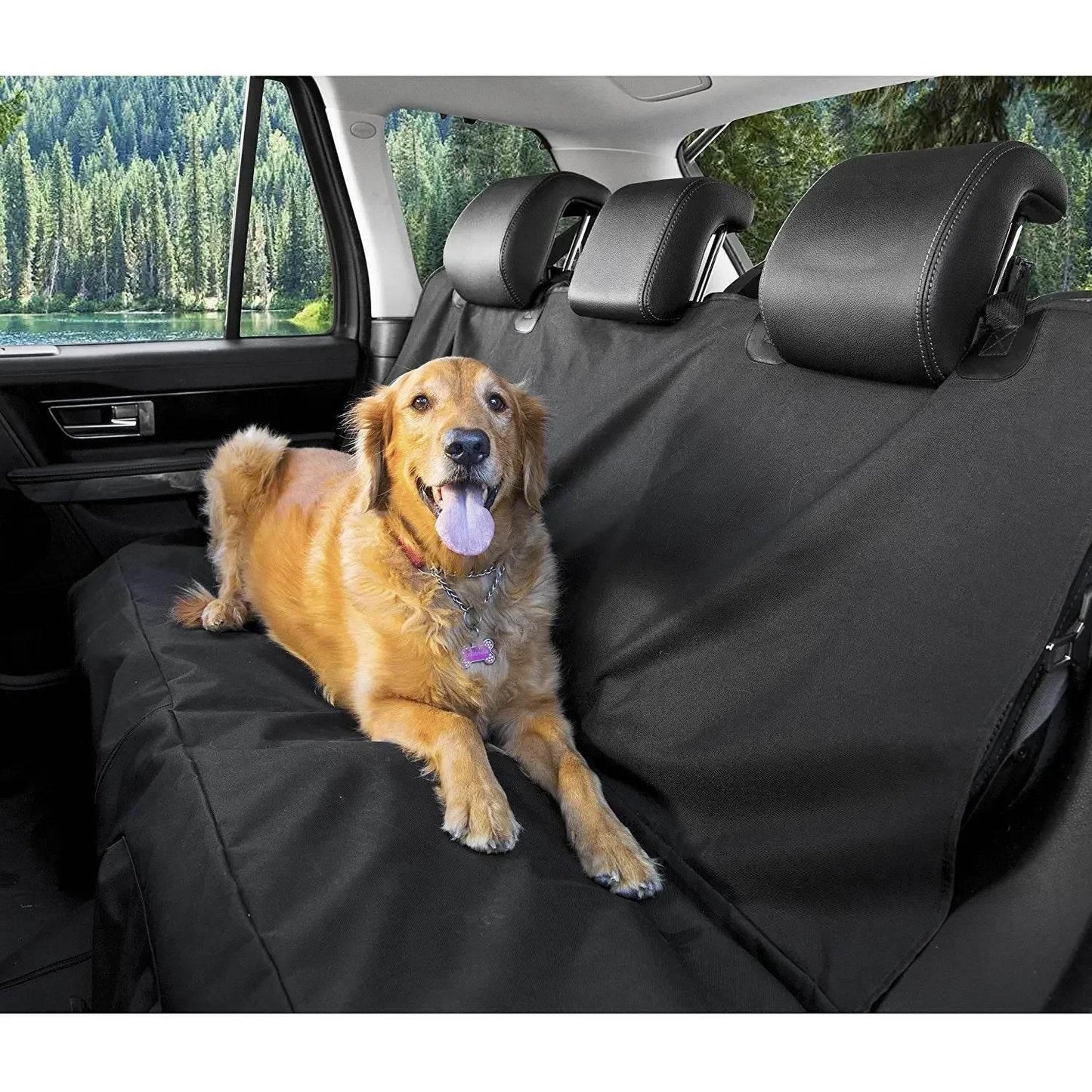 Dog Car Seat Cover Waterproof Pet Carrier Backseat Cushion Mat for Dogs Folding Cat Hammock Trunk Rear Back Seat - Empire P.E