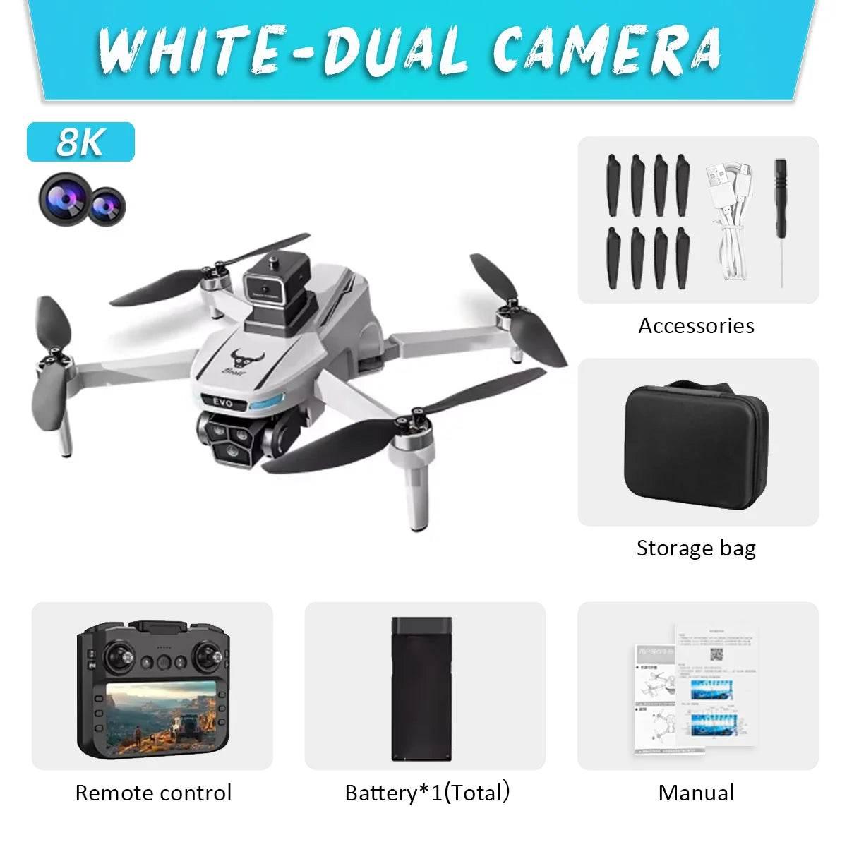 New SG901 MAX GPS Drone Professional 8K Camera Aerial FPV Brush Avoiding Obstacle with Large Screen Remote Control Folding Dron - Empire P.E