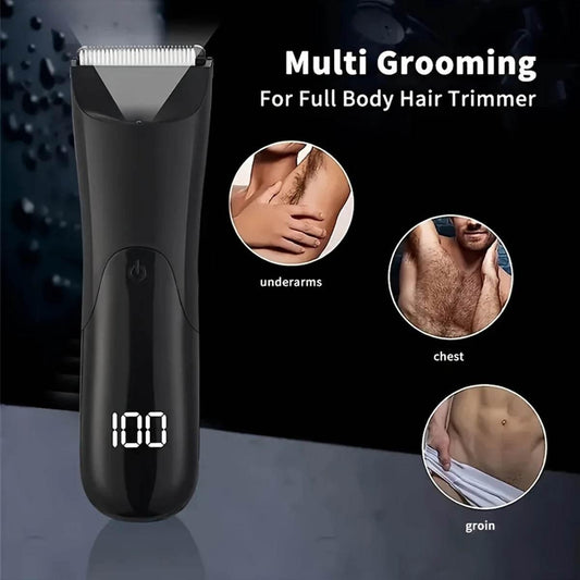 Man Body Hair Trimmer Epilator Groin Trimer For Man Beard Shaver Chest Hair Epilator Armpit Hair Shaver Arms Legs Hair Razors - Empire P.E