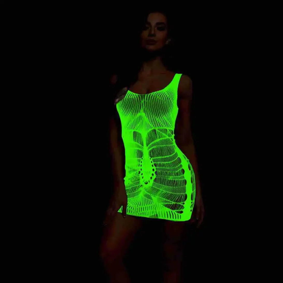Pole Dance Clothing Luminous Glowing Lingerie - Empire P.E