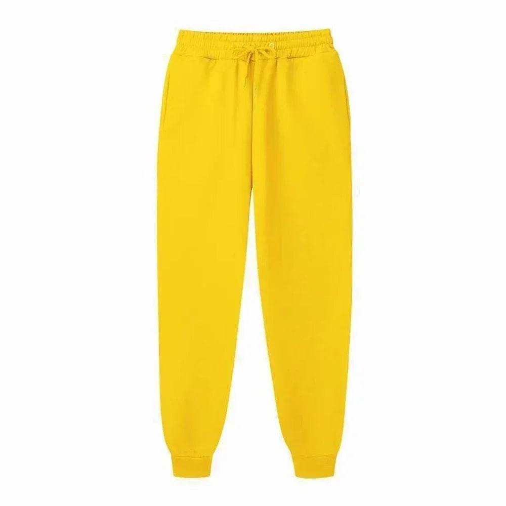 Men's Casual Sweatpants Fleece Sports Pants Unisex Fashion Solid Loose Trousers Streetwear Autumn Winter Jogging Fitness Pants - Empire P.E
