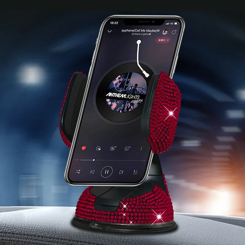 Crystal Car Phone Holder