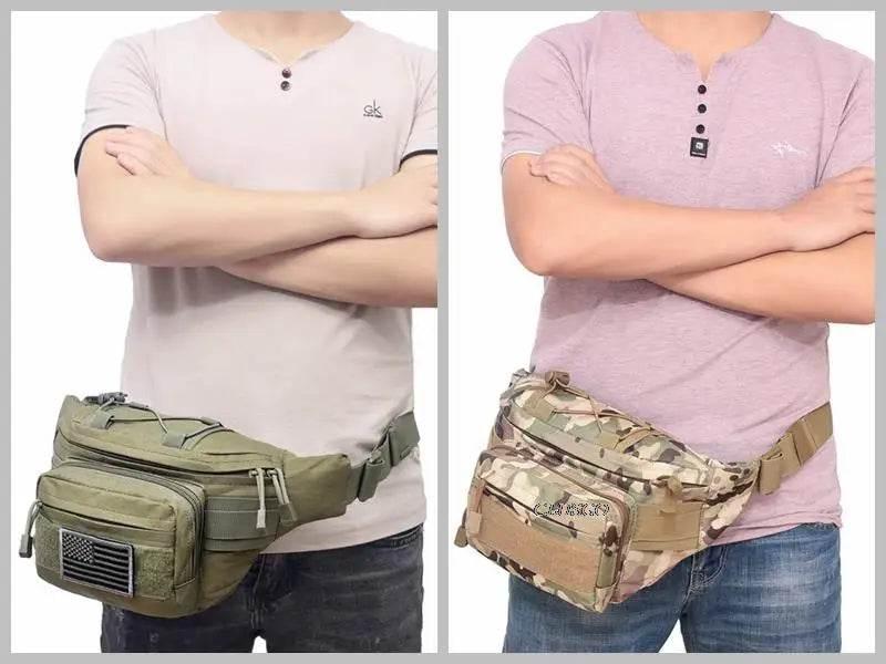 Outdoor Tactical Waist Bag 600D Nylon Oxford Outdoor EDC Fanny Pack Utility Waist Pouch Outdoor Bumbag Hunting Camping Hip Bags - Empire P.E