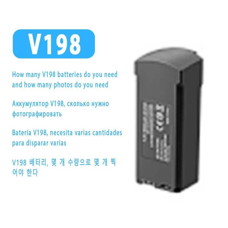 Original Drone battery for V168 V198 M6 Z908 S18 V66 s12 a14 v666 battery,rechargeable butler,propeller for drone accessories - Empire P.E