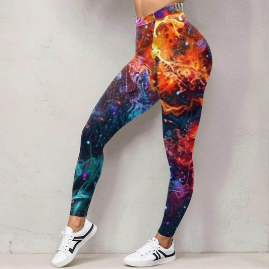 Leggings For Women Plus Size Fantasy Galaxy Cosmic - Empire P.E