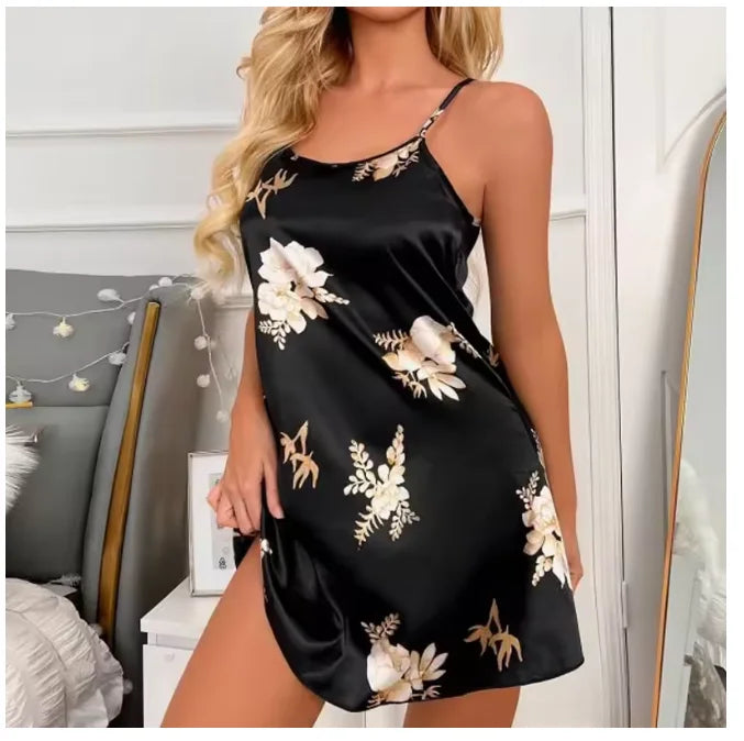 Women Floral Printing Nightdress - Empire P.E