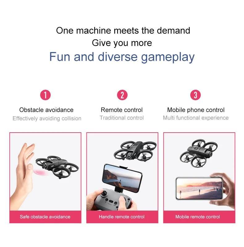 Xiaomi D16 Mini Drone with 180° Electric Adjustable 8K HD Camera WiFi Light Flow Drone Pocket Obstacle Avoidance Rc Quadcopter - Empire P.E